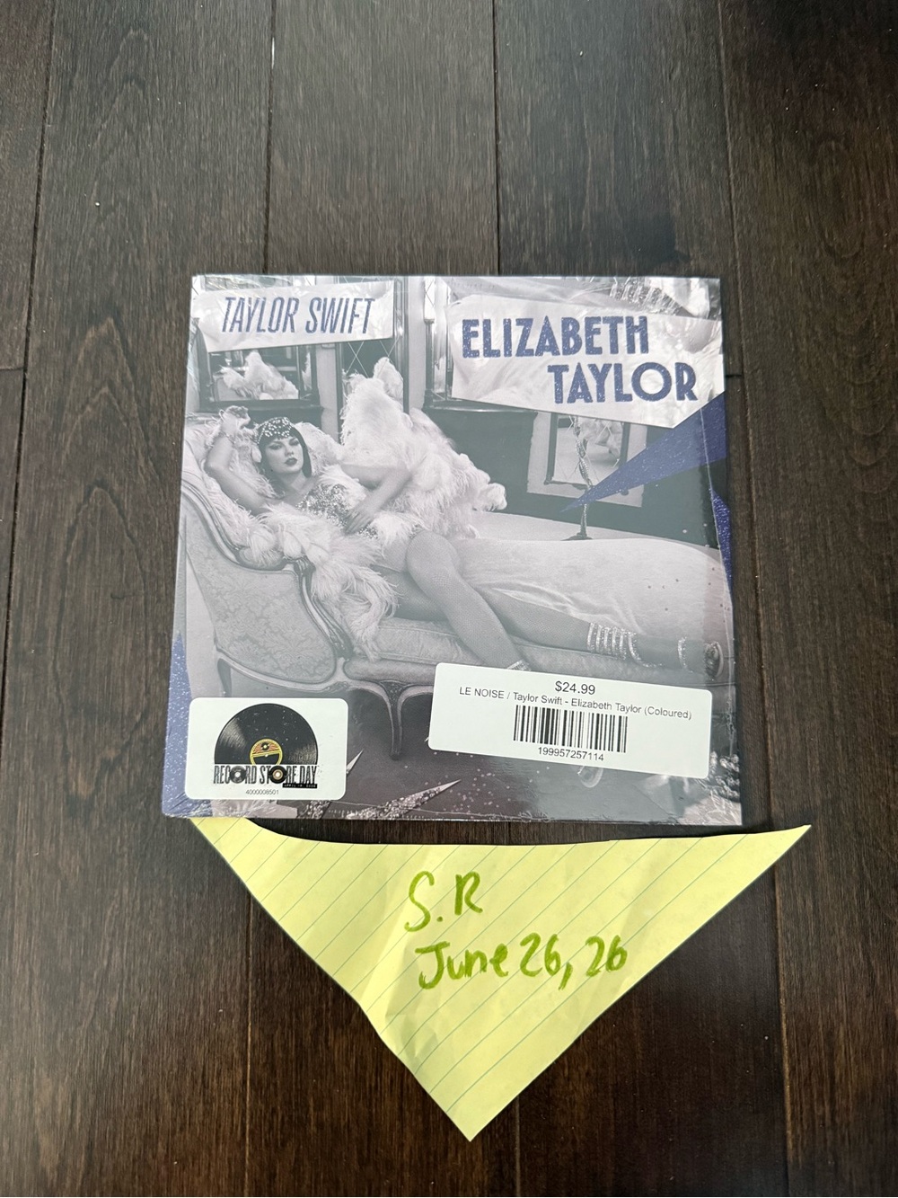Taylor Swift Elizabeth Taylor Art Cover - White & Purple Accents